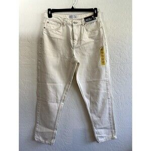 Primark Woman's White Vintage Mom Jeans High Waist Size 10 minimal travel modern